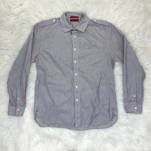 Alfani Men's Medium Button Down Long Sleeve Shirt